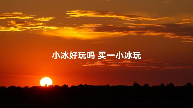 小冰好玩吗 买一小冰玩